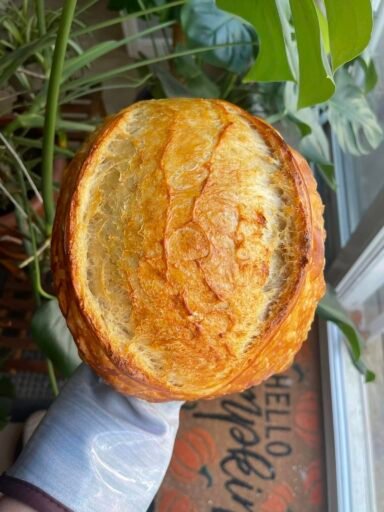 Blue Moon Sourdough Beer Bread