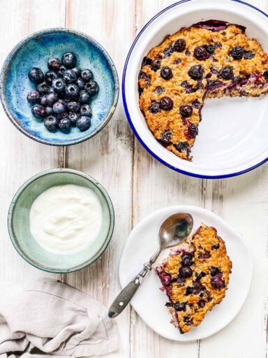 Baked Oatmeal with Blueberries | Weight Watchers