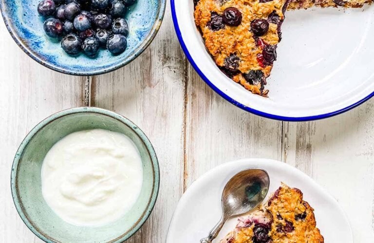 Baked Oatmeal with Blueberries | Weight Watchers