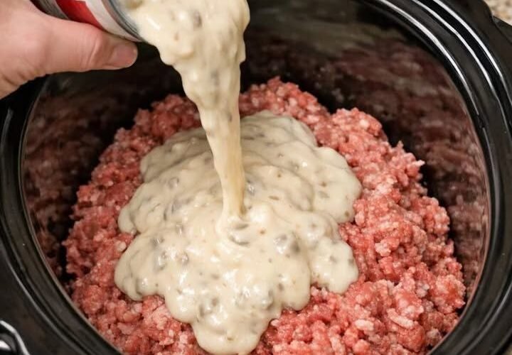 Crockpot Creamy Mushroom Beef