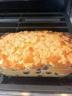 Easy Sourdough Blueberry Bread