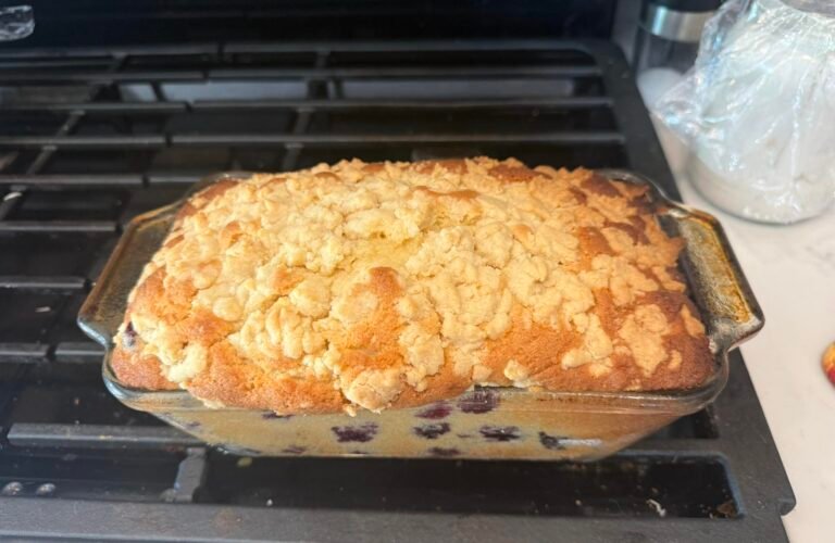 Easy Sourdough Blueberry Bread