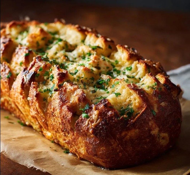 Garlic Parmesan Sourdough