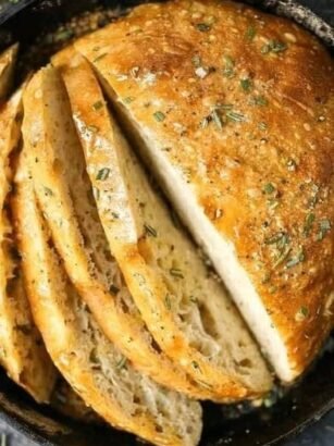 Garlic and Herb Sourdough Bread