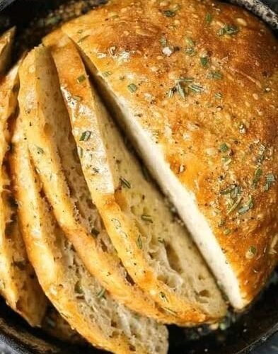 Garlic and Herb Sourdough Bread