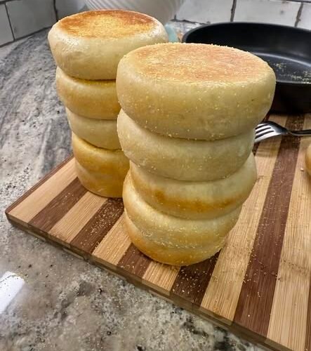 Sourdough English Muffins