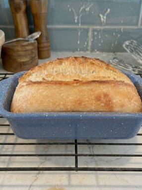 The Two Loaf Pan Sourdough Method That Makes Baking Feel Way Less ChaoticÂ