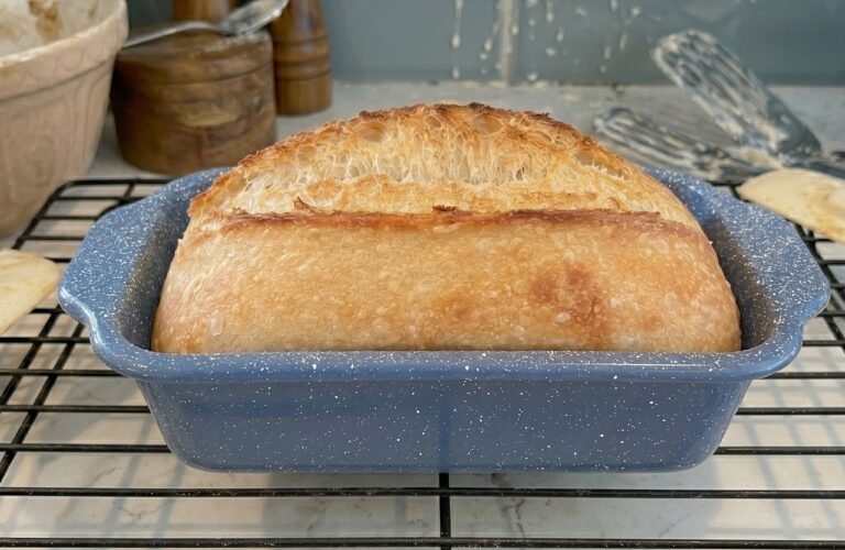 The Two Loaf Pan Sourdough Method That Makes Baking Feel Way Less Chaotic 