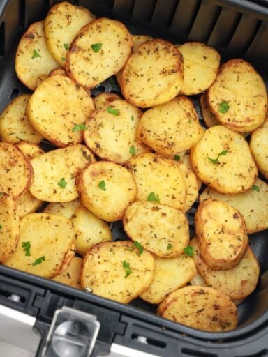 Air Fryer Sliced Potatoes