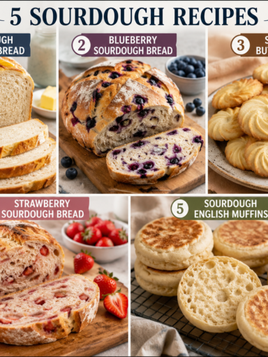 5 sourdough recipes