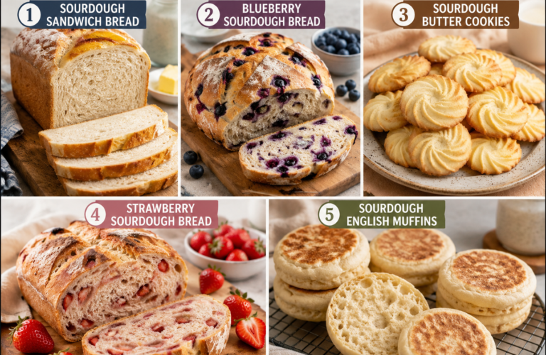 5 sourdough recipes