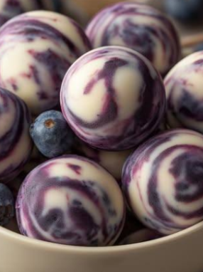 Blueberry Greek Yogurt Bites