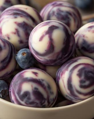 Blueberry Greek Yogurt Bites