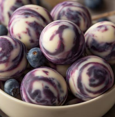 Blueberry Greek Yogurt Bites