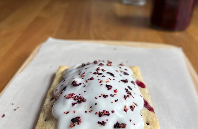 Blueberry Sourdough Poptarts 