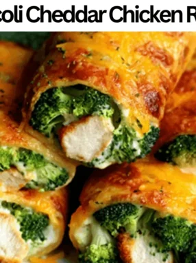Broccoli Cheddar Chicken Rollups