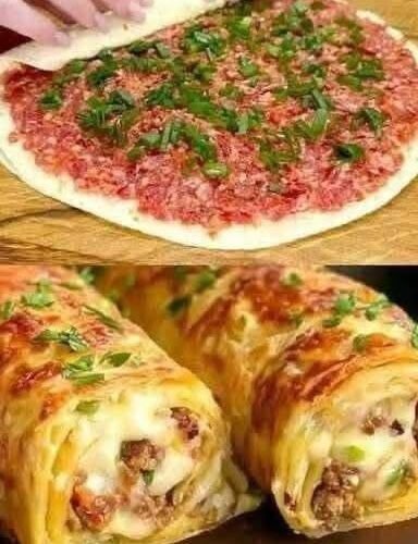 Ground Beef Tortilla Wraps