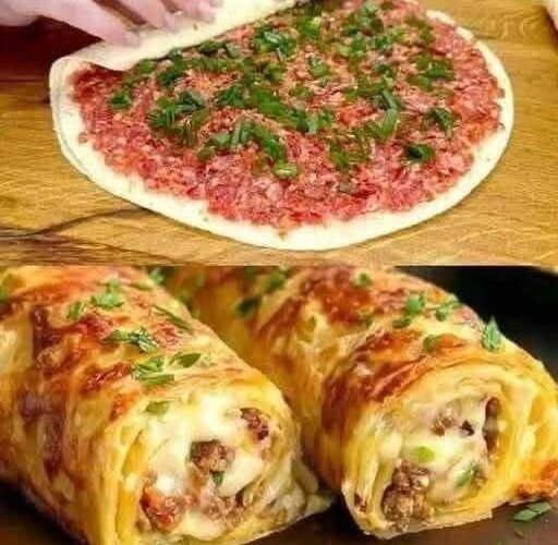 Ground Beef Tortilla Wraps