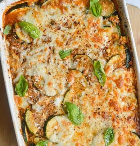 Jump to Recipe: High-Protein Zucchini & Beef Casserole