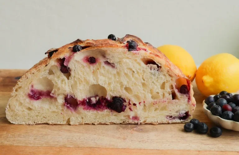 Lemon Blueberry Sourdough Bread