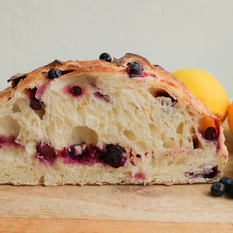 Lemon Blueberry Sourdough Bread