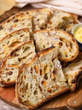 Sourdough Carrot Cake Bread