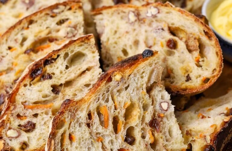 Sourdough Carrot Cake Bread