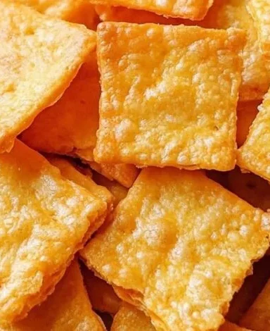 Sourdough Discard Cheese Crackers