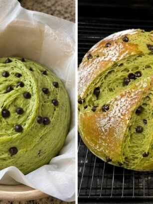 Sourdough Green Bread Loaf
