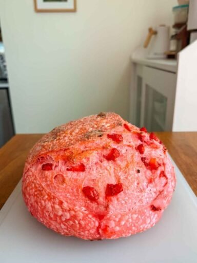 Strawberry Sourdough Bread