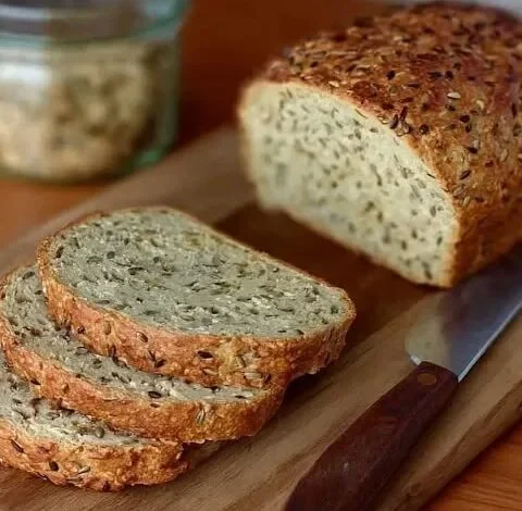 3-Ingredient Simple Seeded Bread