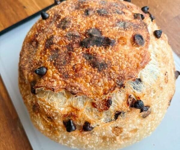 Homemade Chocolate Chip Sourdough Bread