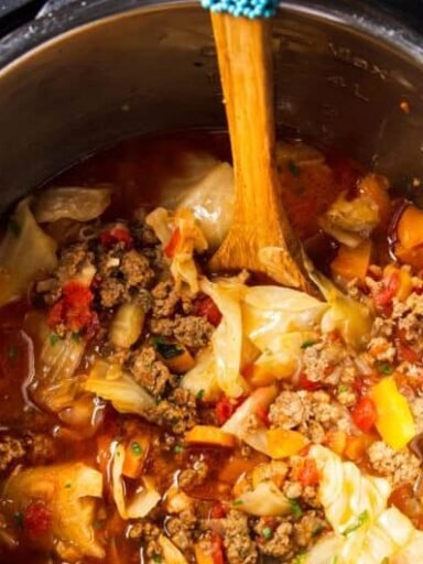 Instant Pot Cabbage Roll Soup