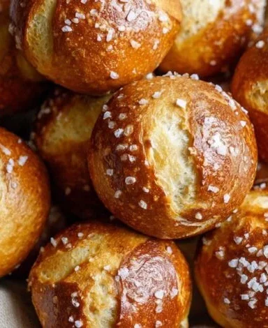 Sourdough Discard Pretzel Bites with 3 Ingredients