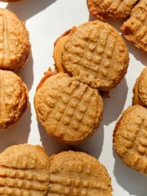 Sourdough Salted Peanut Butter Cookies