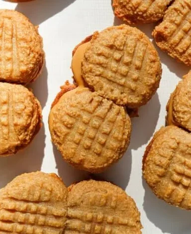Sourdough Salted Peanut Butter Cookies