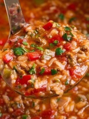 Stuffed Bell Pepper Soup