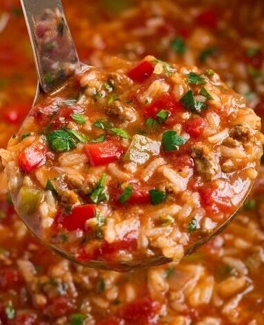 Stuffed Bell Pepper Soup