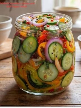 Classic Pickled Vegetable Slaw