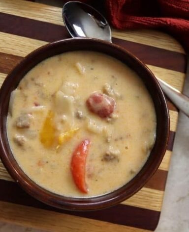 Creamy Sausage and Pepper Soup Recipe