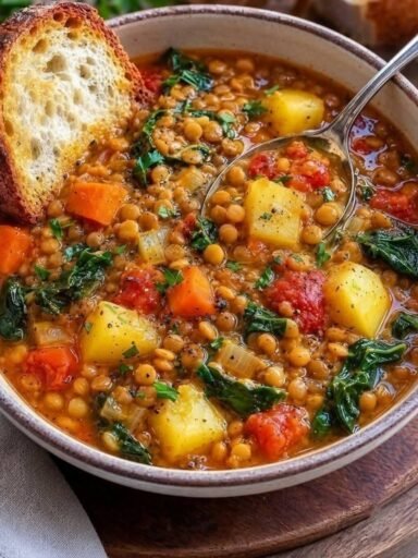 Mediterranean Lentil Soup Recipe