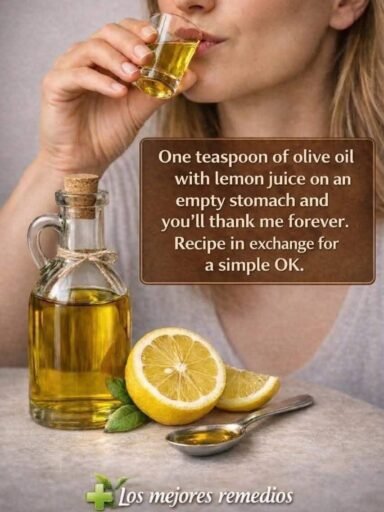 Olive Oil and Lemon Tonic