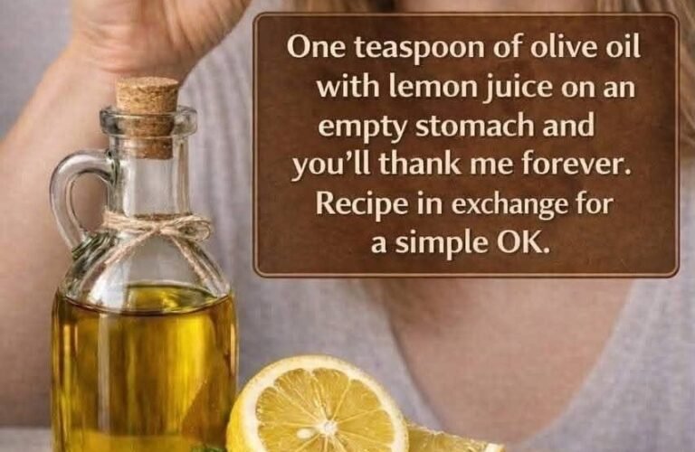 Olive Oil and Lemon Tonic